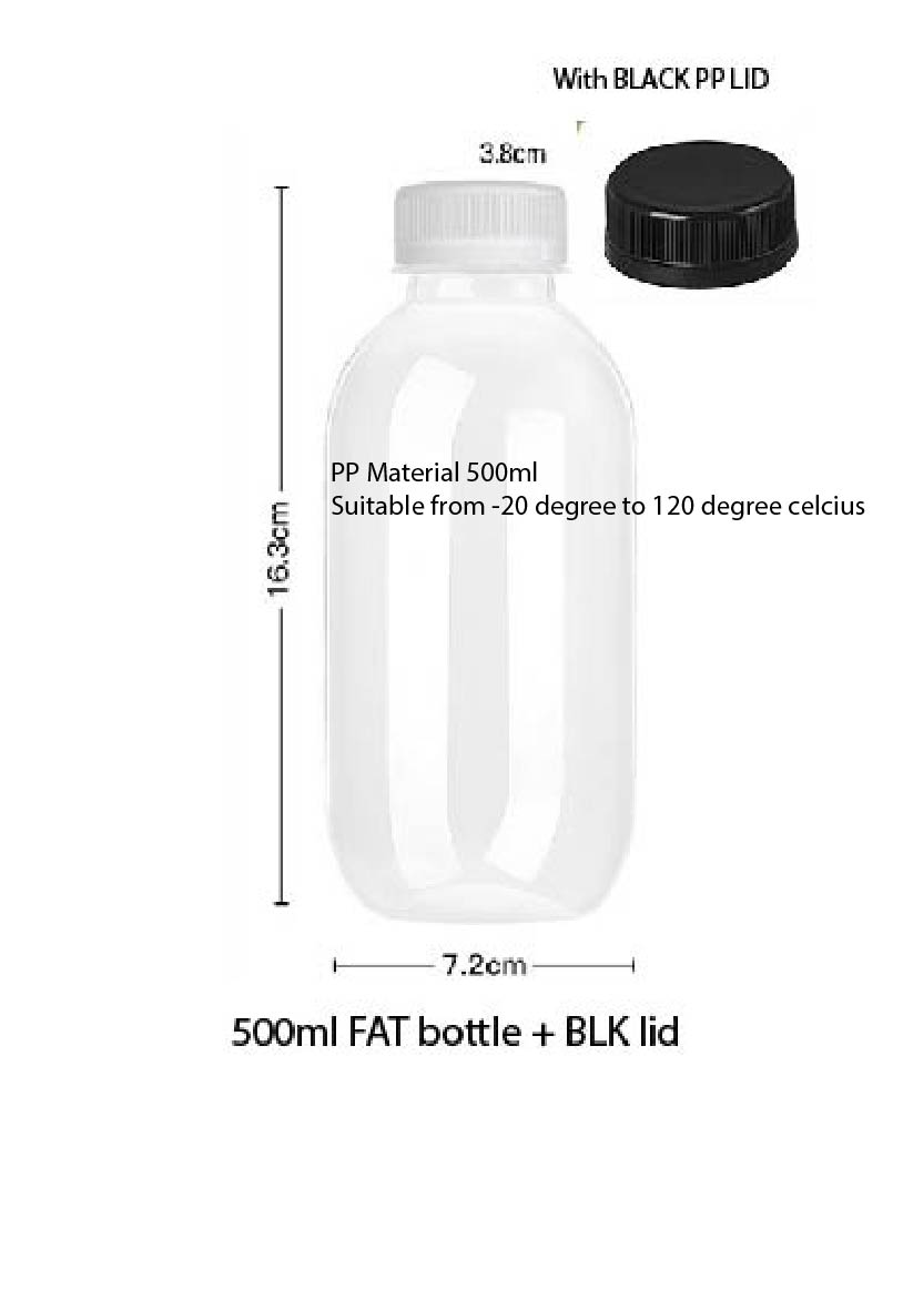 (READY STOKC)PET Clear Plastic Bottle Storage Container Beverage Milk Juice Tea Coffee 50/150/250/300/400ml