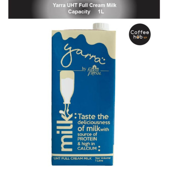 (Ready Stock)YARRA UHT Full Cream Milk BLUE Farm Fresh 1L NEW Halal Certified