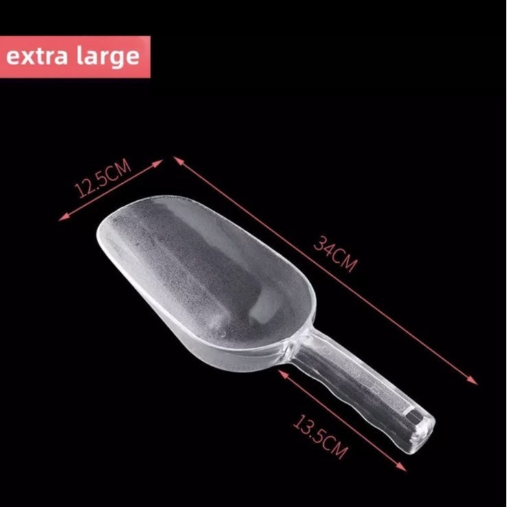 (Ready Stock)Ice Cube Scoop Food Scoop For Flour Rice Spice Stainless Steel 9/12 inch Kitchen Utensil Shovel