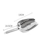 (Ready Stock)Ice Cube Scoop Food Scoop For Flour Rice Spice Stainless Steel 9/12 inch Kitchen Utensil Shovel