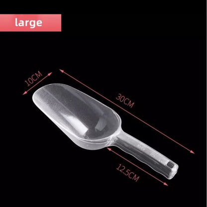 (Ready Stock)Ice Cube Scoop Food Scoop For Flour Rice Spice Stainless Steel 9/12 inch Kitchen Utensil Shovel