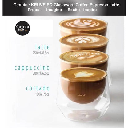 (Ready Stock)KRUVE EQ Glassware Espresso Shot Glass Coffee Shot Glass Sensory Glass Tasting Glass