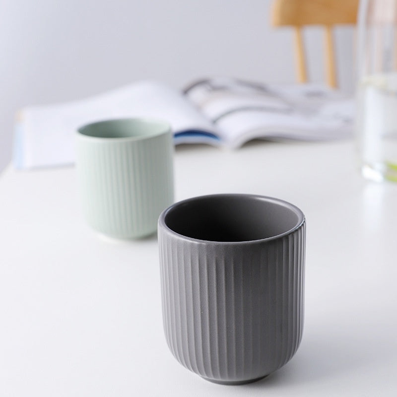 (Ready Stock)Espresso Coffee Tea Ceramic Underglaze Cup Mug Pottery Japanese Retro Style 170ml - 200ml