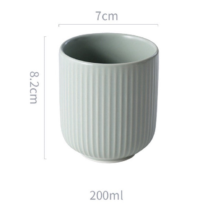 (Ready Stock)Espresso Coffee Tea Ceramic Underglaze Cup Mug Pottery Japanese Retro Style 170ml - 200ml