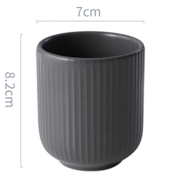 (Ready Stock)Espresso Coffee Tea Ceramic Underglaze Cup Mug Pottery Japanese Retro Style 170ml - 200ml