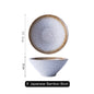 (READY STOCK)Japanese Ceramic Dish Set Household Large Ramen Bowl Rice Bowl Creative Tableware Set