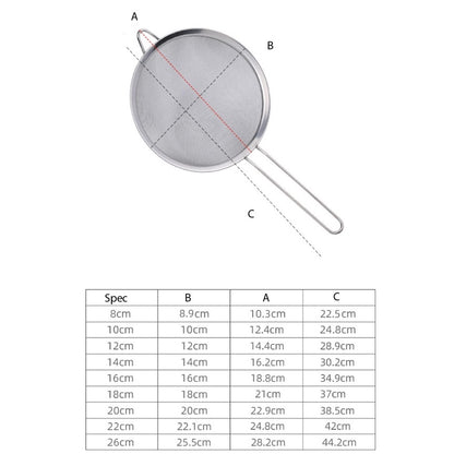 (READY STOCK)Stainless Steel Strainer Sieve Mesh Thickening Flour Powder Baking Tool Cake Kitchen Oil Colander