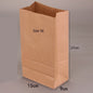 （READY STOCK)Brown Kraft Paper Takeaway Bags Gift Packaging Biscuit Bread Restaurant Cafe 100pcs