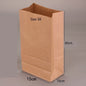 （READY STOCK)Brown Kraft Paper Takeaway Bags Gift Packaging Biscuit Bread Restaurant Cafe 100pcs