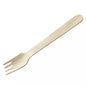 (READY STOCK)Wooden Cultery Party Take Away Spoon Fork Knife Biodegradable Disposable 16cm Length (100pcs)