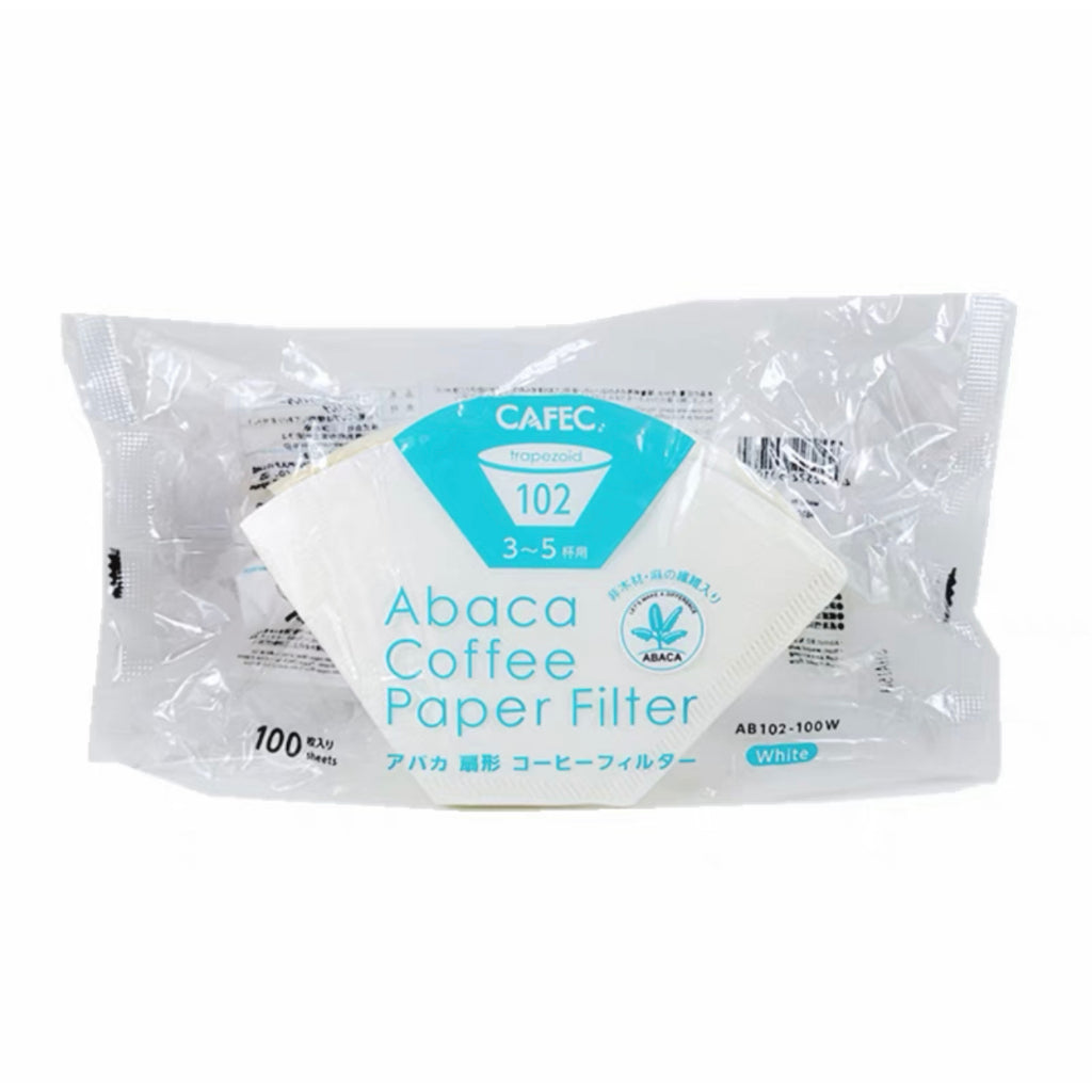 (Ready Stock)Cafec Japan ABACA Paper Filter Trapezoid 101 102 100 pcs