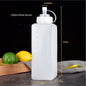 (READY STOCK)800/1000ml Plastic Condiment Bottles Squeeze Kitchen Leak Proof Seasoning Squeeze Bottle Dispenser Oil