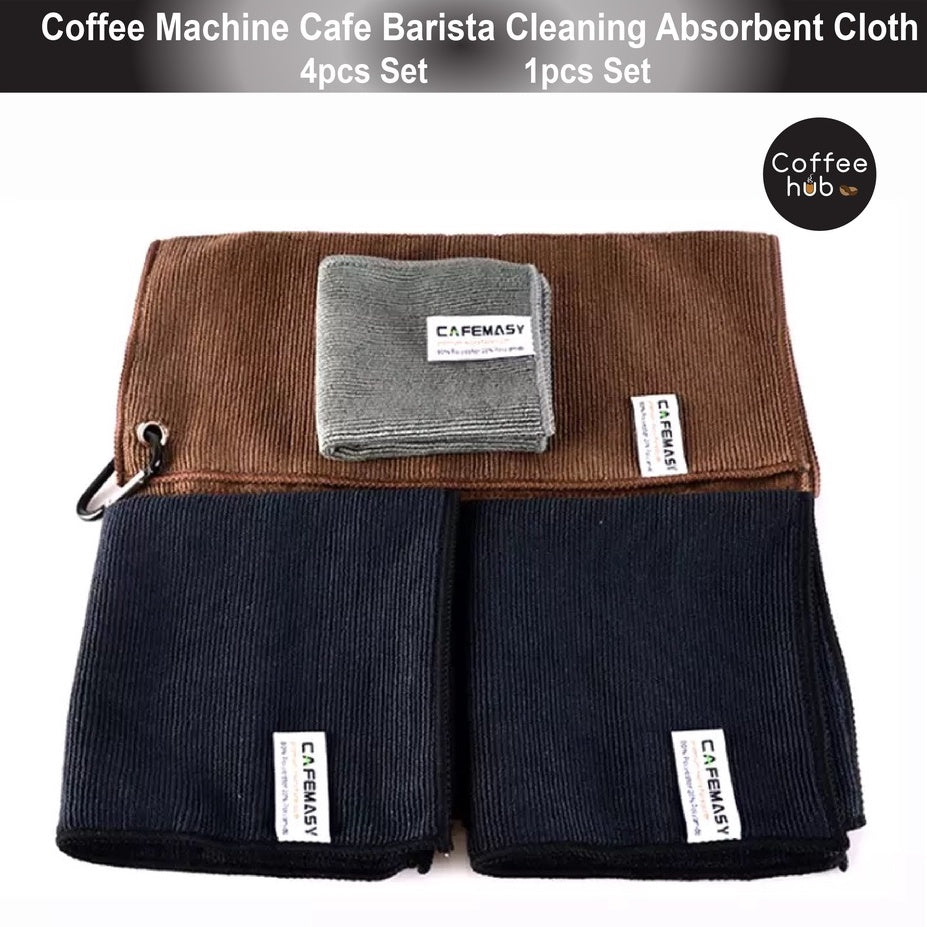 (Ready Stock)Coffee Machine Cafe Bar Counter Barista Microfiber Towel Soft Super Absorbent Cleaning Towel Handtowel