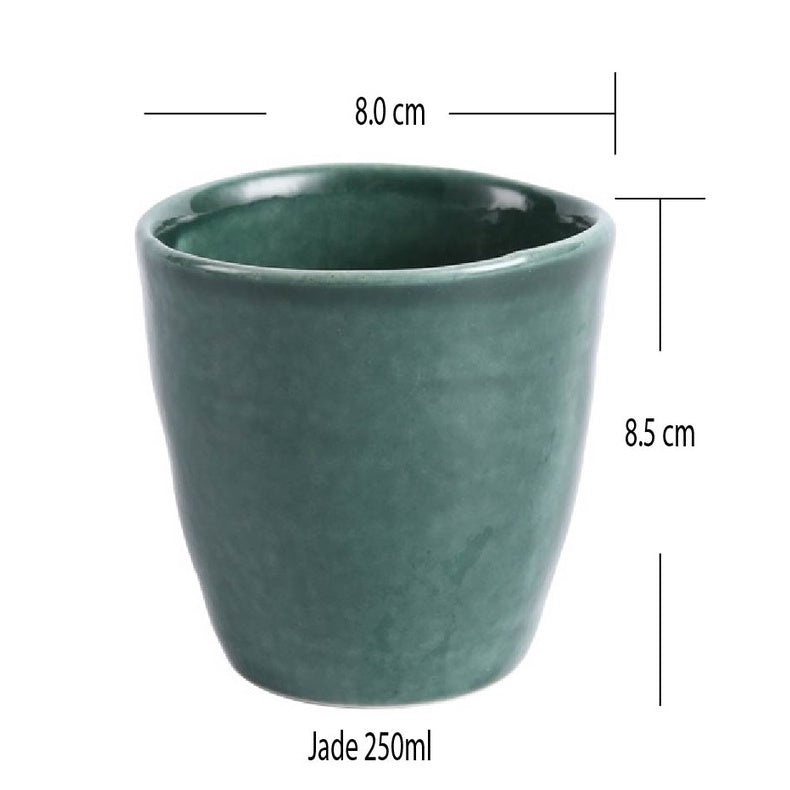 (Ready Stock)Espresso Coffee Tea Ceramic Underglaze Cup Mug Pottery Japanese Retro Style 180ml - 250ml