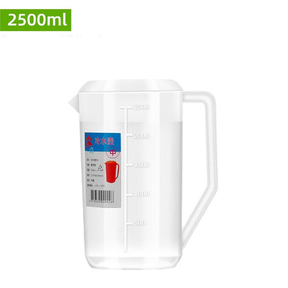 (READY STOCK)Water Pitcher Dispenser Jug Beverage Mug Cold Container Carafe Juice With Scale 2500ml/4000ml/5000ml