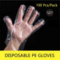 (READY STOCK)Disposable Gloves For Restaurant Kitchen BBQ Eco Friendly Food Gloves Fruit Vegetable Onc Off Glove