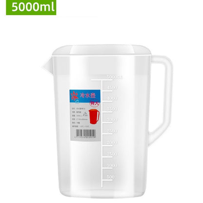 (READY STOCK)Water Pitcher Dispenser Jug Beverage Mug Cold Container Carafe Juice With Scale 2500ml/4000ml/5000ml