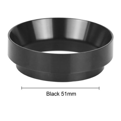 (Ready Stock)Coffee Espresso Aluminium Dosing Ring Magnetic Funnel Silver Black 51mm 53mm 58mm