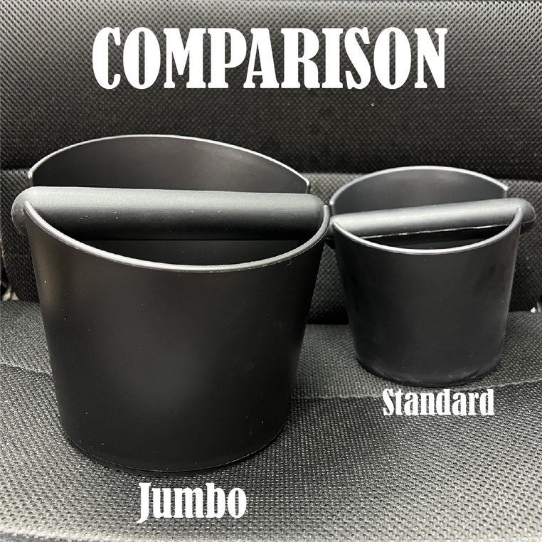 (Ready Stock)Coffee Espresso Ground Knock Box Bin Anti Slip JUMBO Size Black