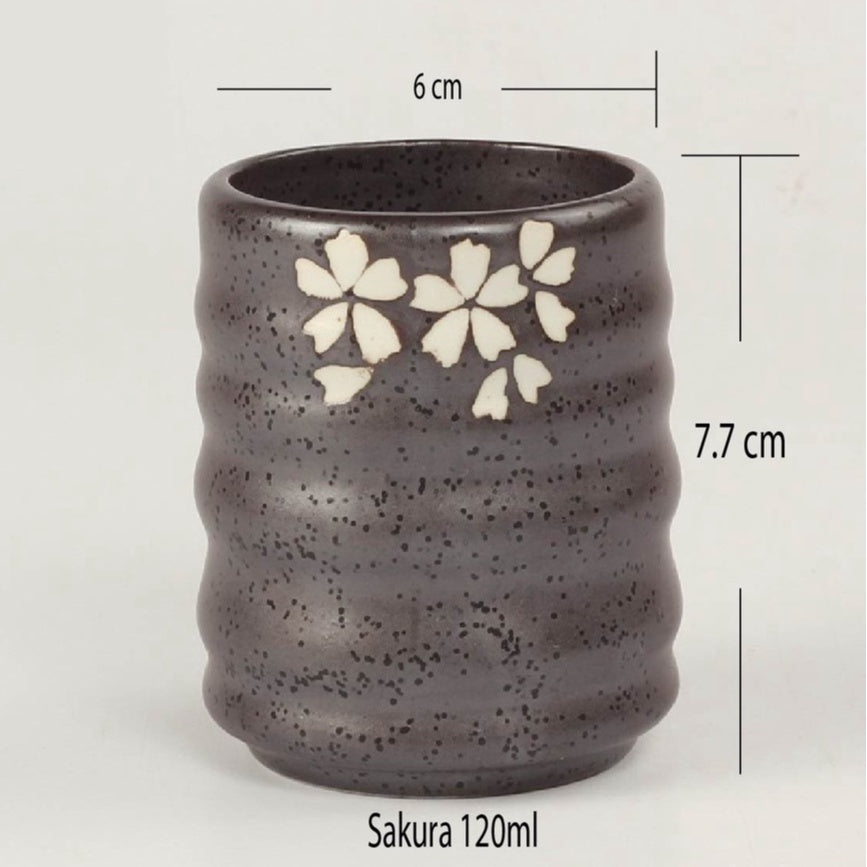 (Ready Stock)Espresso Coffee Tea Ceramic Underglaze Cup Mug Pottery Japanese Retro Style 180ml - 250ml