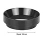 (Ready Stock)Coffee Espresso Aluminium Dosing Ring Magnetic Funnel Silver Black 51mm 53mm 58mm