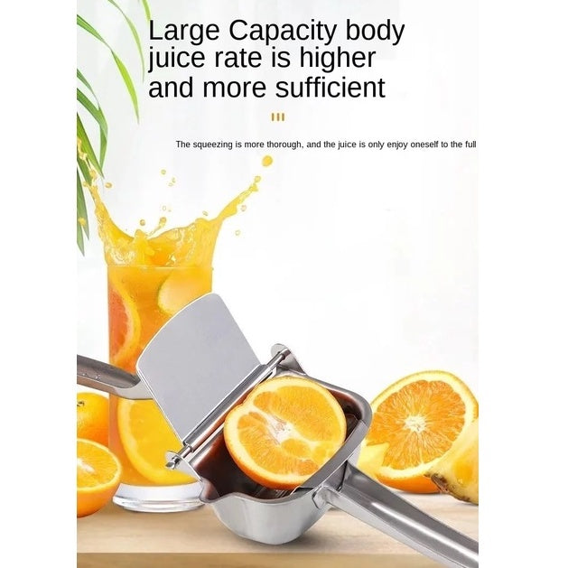 (Ready Stock)Manual Handheld Fruit Juicer Extractor Lemon Tangerine Clip Durable Juicer Durable Stainless Steel