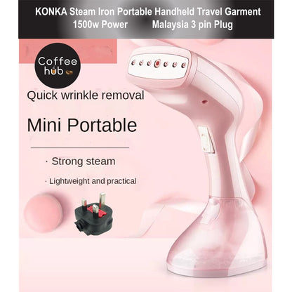 (READY STOCK)Steam Iron KONKA Portable Handheld Travel Lightweight Hassle Free