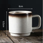 (READY STOCK)Coffee Tea Water Mug Latte Cup Handle 300ml Nordic Ceramic Japanese Style