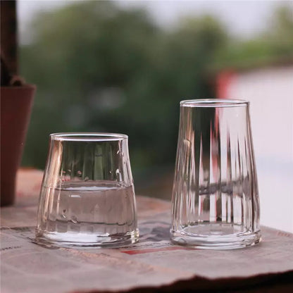 (READY STOCK)Coffee Latte Juice Wine Drink Clear Tempered Glass Cup Japanese Style IN Fujiyama