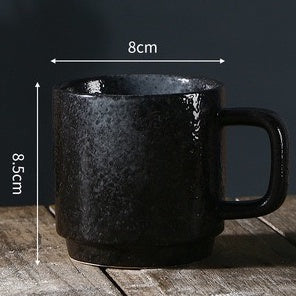 (READY STOCK)Coffee Tea Water Mug Latte Cup Handle 300ml Nordic Ceramic Japanese Style