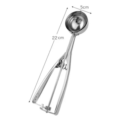 (READY STOCK)Ice Cream Scoop Spoon for Home Kitchen Aluminium Non Stick Anti Freeze 18cm Length