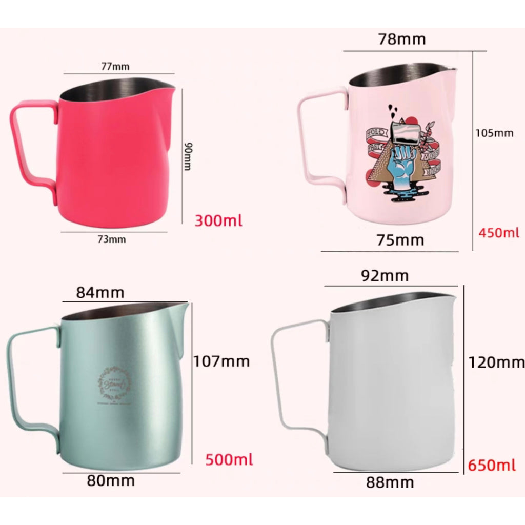 (Ready Stock)WPM Welhome Pro Milk Pitcher Professional Latte Art Pouring 300ml 450ml 500ml