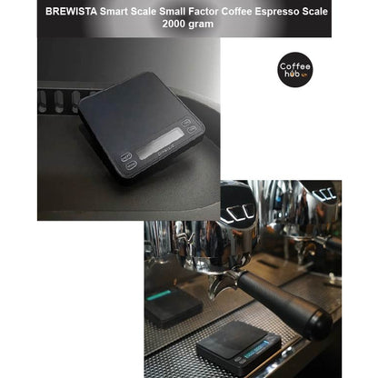 (Ready Stock)BREWISTA 2kg 0.1g Mini High Accurate Digital Coffee Espresso Machine SMART Scale LED