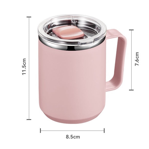 (Ready Stock)Coffee Tea Travel Sports Insulated Vacuum Mug Tumbler 360ml 460ml 510ml Stainless Steel With Lid