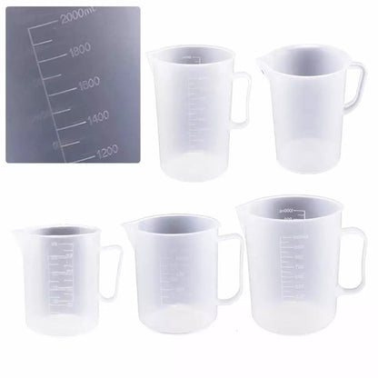 (READY STOCK)Measuring Jug Cup Plastic Transparent Kitchen Baking 100ml 250ml 500ml 1000ml 2000ml 3000ml 5000ml