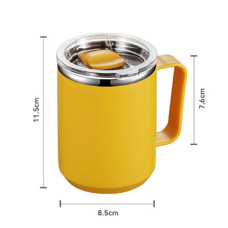 (Ready Stock)Coffee Tea Travel Sports Insulated Vacuum Mug Tumbler 360ml 460ml 510ml Stainless Steel With Lid