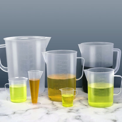 (READY STOCK)Measuring Jug Cup Plastic Transparent Kitchen Baking 100ml 250ml 500ml 1000ml 2000ml 3000ml 5000ml