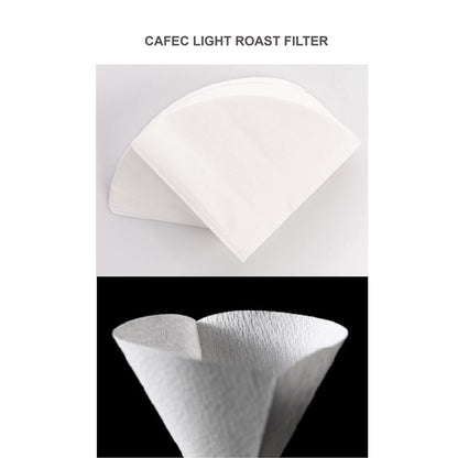 (Ready Stock)Coffee CAFEC Filter Paper Light Roast Slow Flow /Medium Roast/ Dark Roast  Made in Japan 100 pcs 01 02