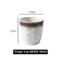 (Ready Stock)Espresso Coffee Tea Ceramic Underglaze Cup Mug Pottery Japanese Retro Style 180ml - 250ml