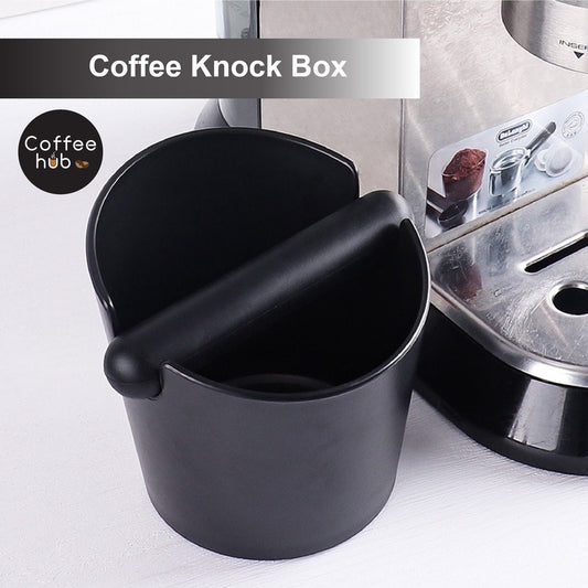 (Ready Stock)Coffee Espresso Ground Knock Box Bin Anti Slip Small Size Black