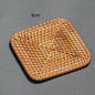 (Ready Stock)Coffee Drink Cup Woven Rattan Coaster Hand Made Nature Design Heat Insulation Decoration