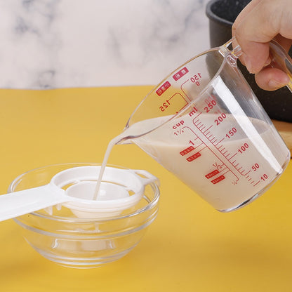 (READY STOCK)Measuring Cup Kitchen Measurement Household Baking PP Transparent With Scale 250ml 500ml