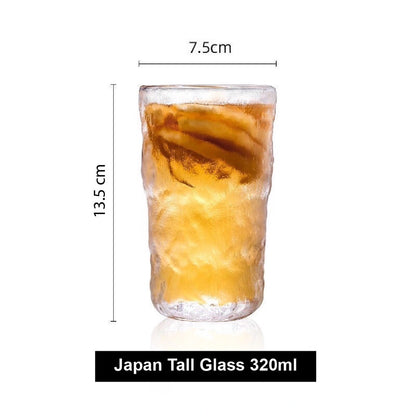 (READY STOCK)Transparent Clear Glass Tea Milk Coffee Dessert Cup Square Round Shape 350ml 450ml