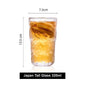 (READY STOCK)Transparent Clear Glass Tea Milk Coffee Dessert Cup Square Round Shape 350ml 450ml