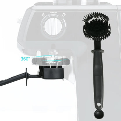 (Ready Stock)Coffee Espresso Machine Head Cleaning Brush Nylon cum Detergent Scoop 51 53 58mm