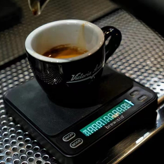 (Ready Stock)BREWISTA 2kg 0.1g Mini High Accurate Digital Coffee Espresso Machine SMART Scale LED