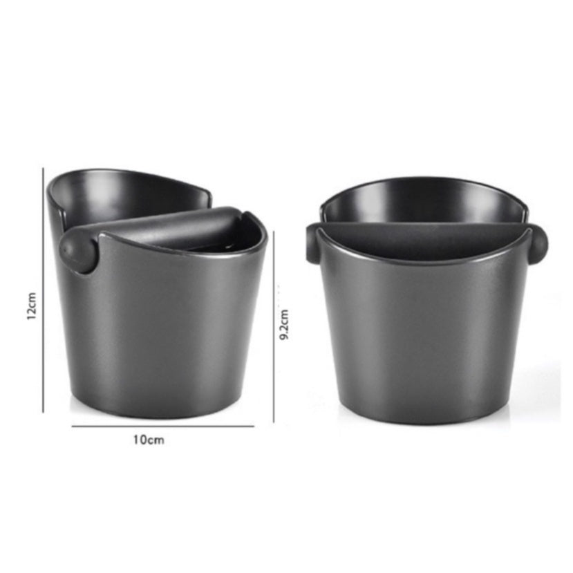 (Ready Stock)Coffee Espresso Ground Knock Box Bin Anti Slip Small Size Black