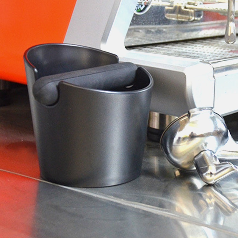 (Ready Stock)Coffee Espresso Ground Knock Box Bin Anti Slip Small Size Black