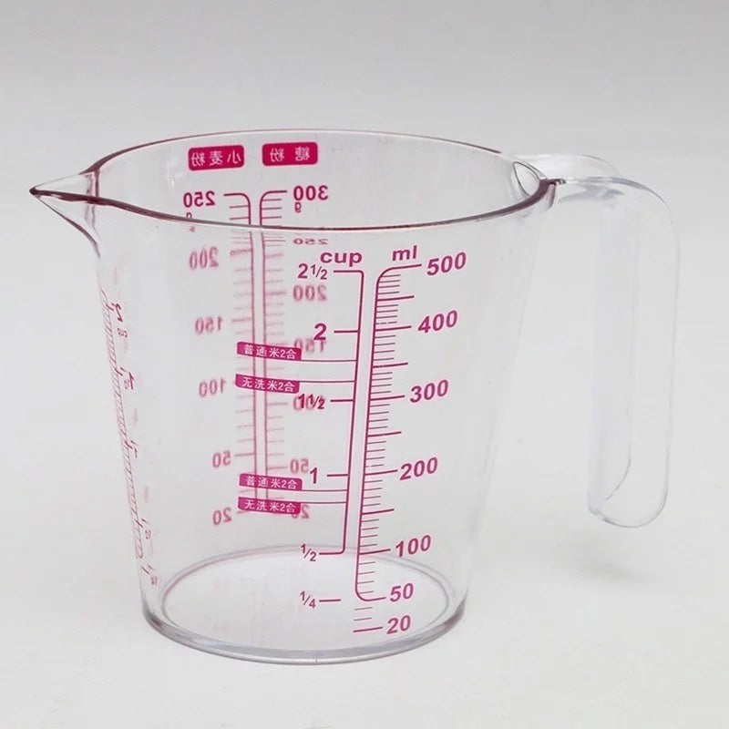 (READY STOCK)Measuring Cup Kitchen Measurement Household Baking PP Transparent With Scale 250ml 500ml