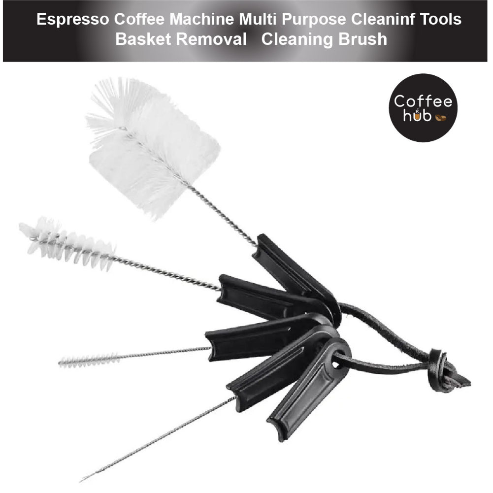 (Ready Stock)Espresso Machine Brush Cleaning With Portafilter Basket Removal Tools Set Barista Acceesories